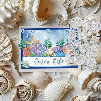 【オーダー用】レイヤーシェルセット　貝殻　夏　海　カッティングダイ オーダー用】レイヤーシェルセット 貝殻 夏 海 カッティングダイ